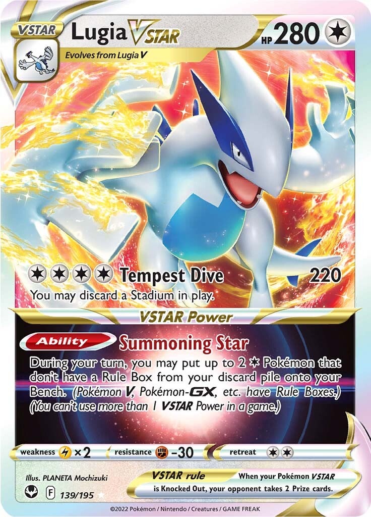 Lugia VSTAR (139/195) [Sword & Shield: Silver Tempest] | The Gaming-Verse