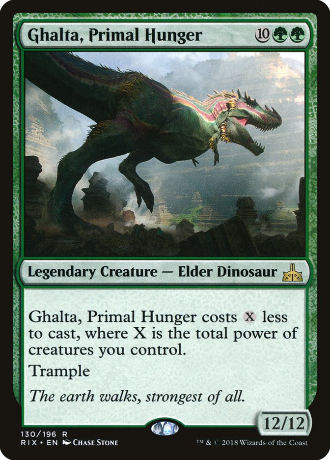 Ghalta, Primal Hunger [Rivals of Ixalan] | The Gaming-Verse