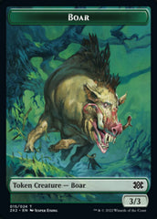 Boar // Vampire Double-sided Token [Double Masters 2022 Tokens] | The Gaming-Verse