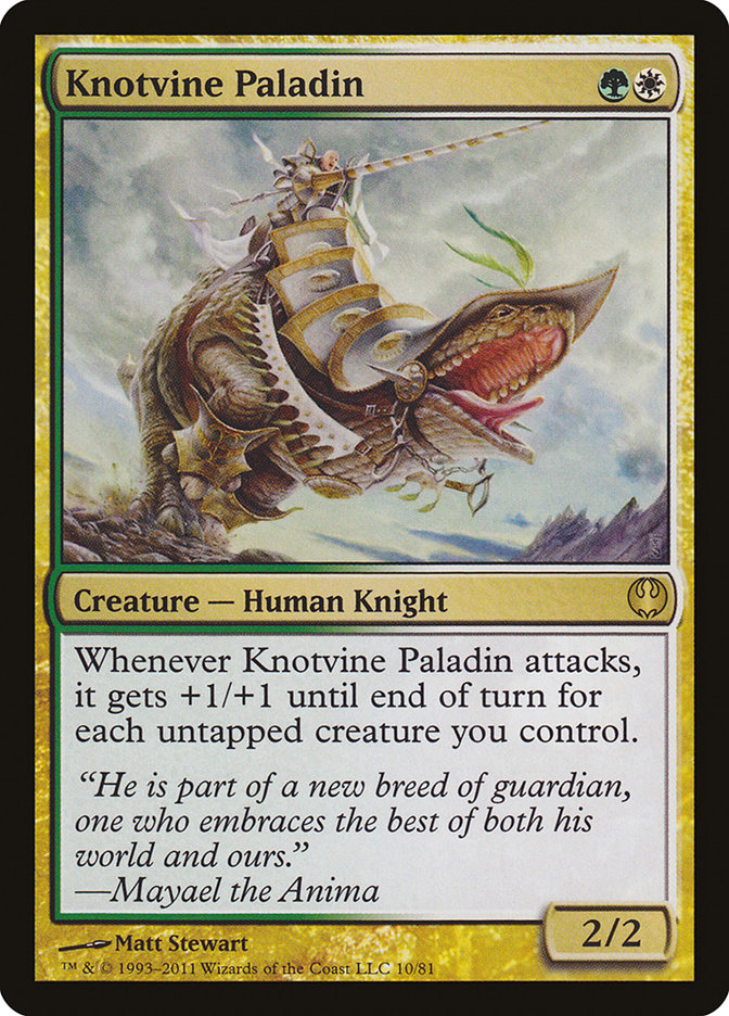 Knotvine Paladin [Duel Decks: Knights vs. Dragons] | The Gaming-Verse