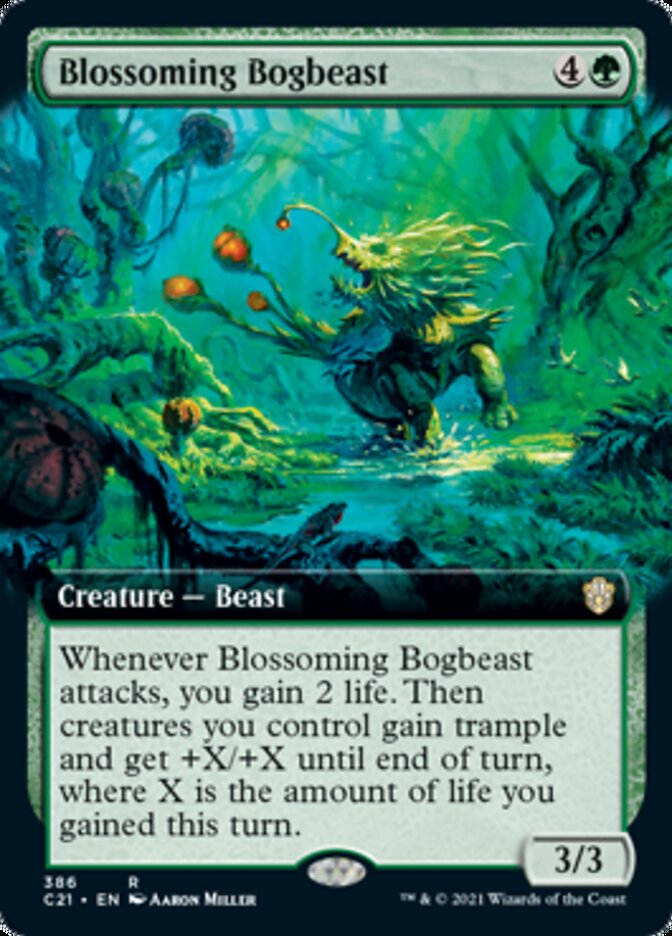 Blossoming Bogbeast (Extended) [Commander 2021] | The Gaming-Verse