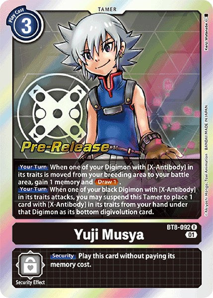 Yuji Musya [BT8-092] [New Awakening Pre-Release Cards] | The Gaming-Verse