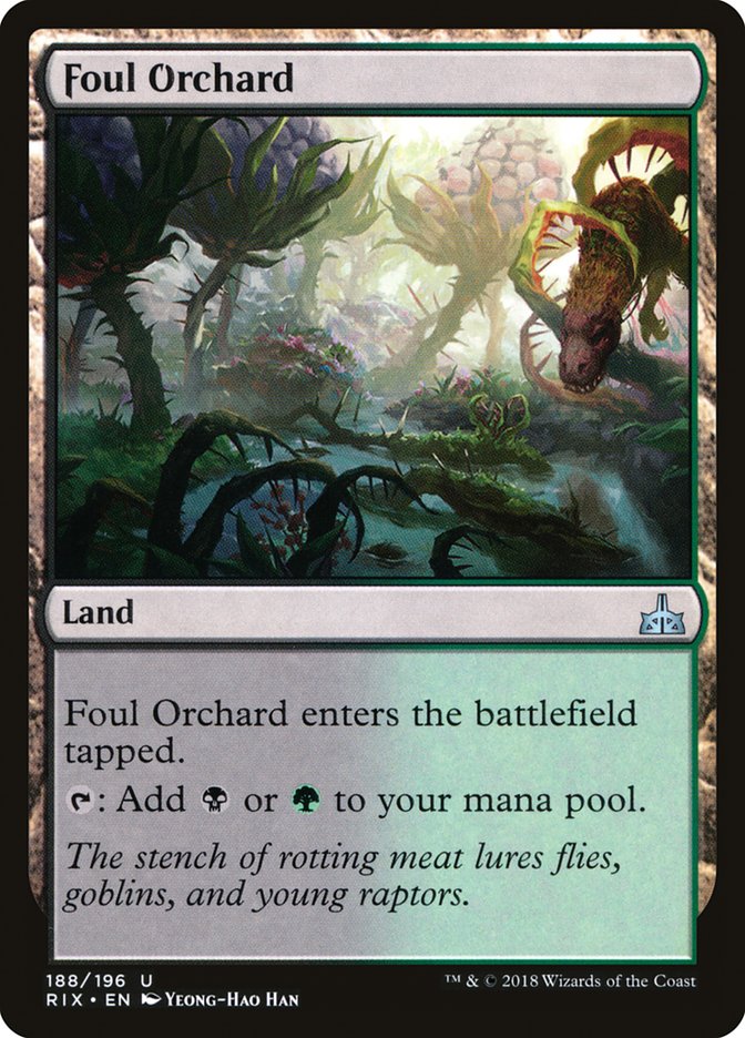 Foul Orchard [Rivals of Ixalan] | The Gaming-Verse