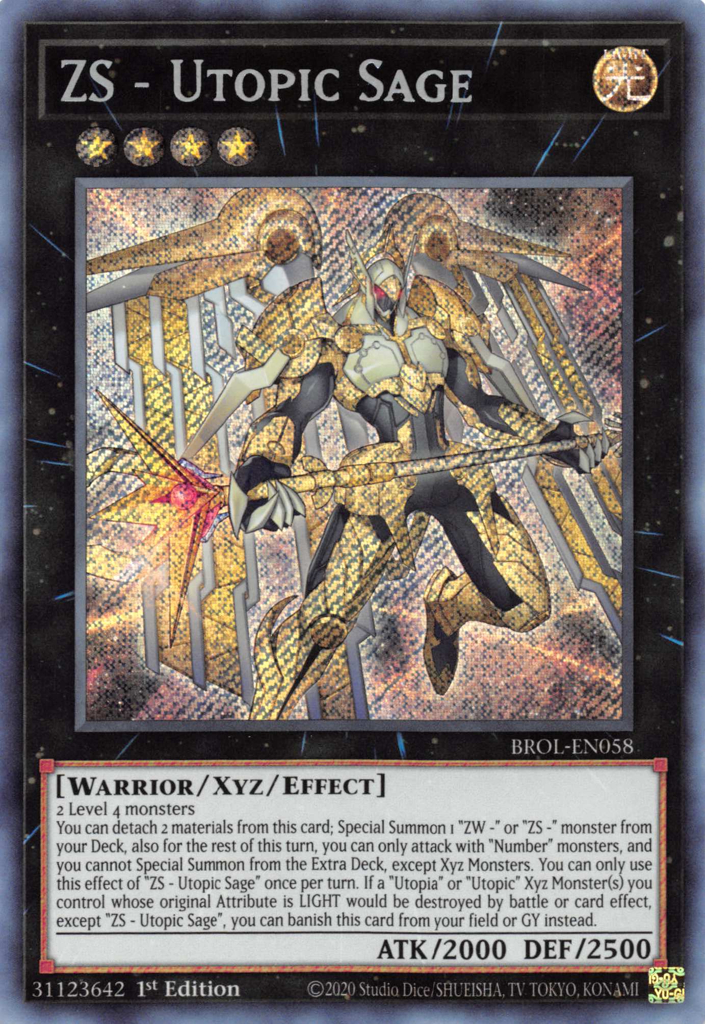 ZS - Utopic Sage [BROL-EN058] Secret Rare | The Gaming-Verse