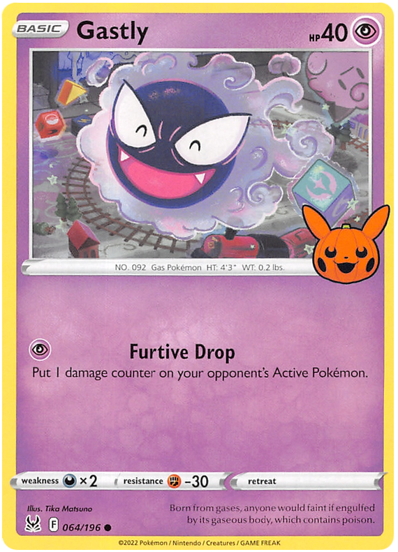 Gastly (064/196) [Trick or Trade 2023] | The Gaming-Verse