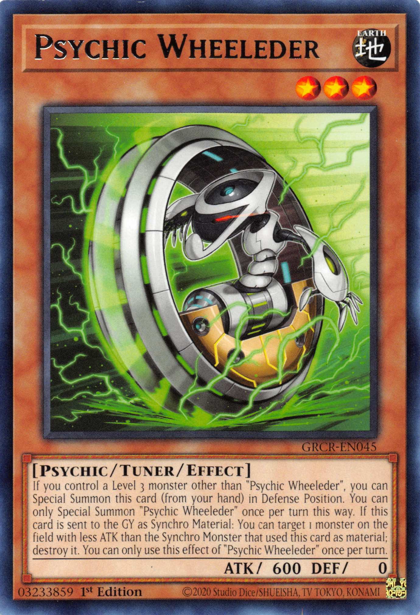 Psychic Wheeleder [GRCR-EN045] Rare | The Gaming-Verse