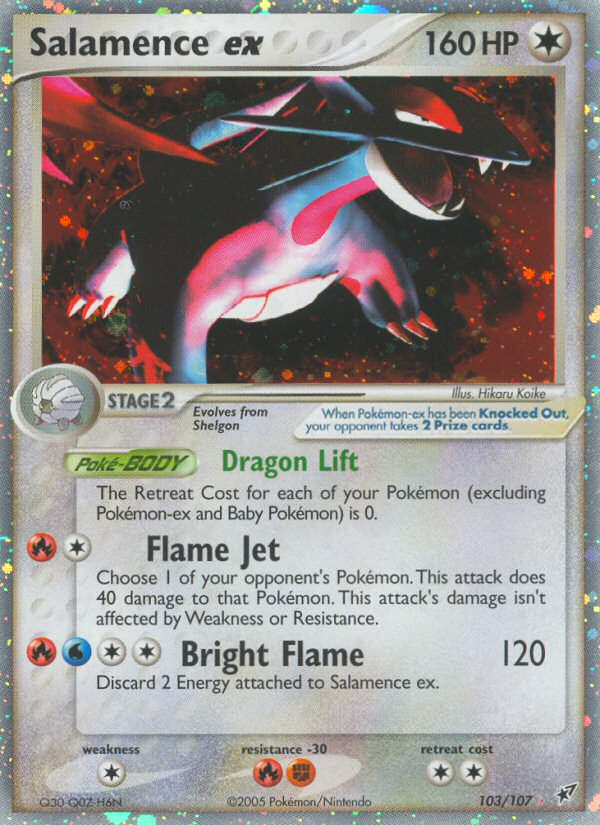 Salamence ex (103/107) [EX: Deoxys] | The Gaming-Verse