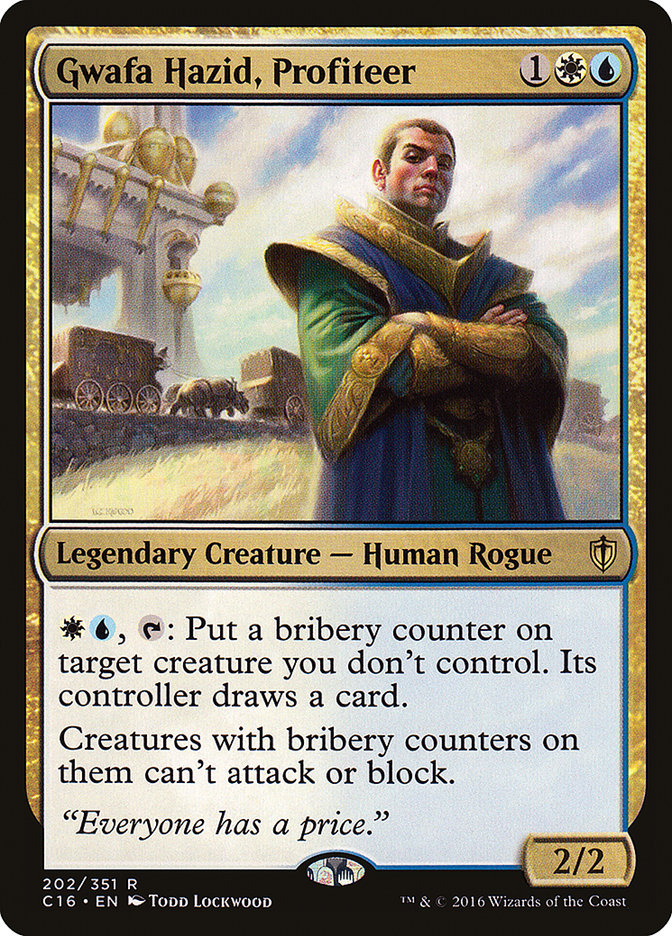 Gwafa Hazid, Profiteer [Commander 2016] | The Gaming-Verse