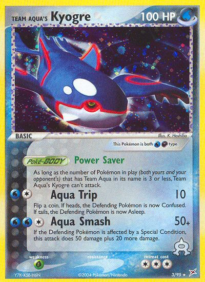 Team Aqua's Kyogre (3/95) [EX: Team Magma vs Team Aqua] | The Gaming-Verse