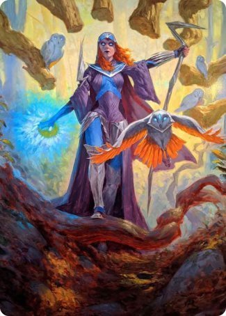 Kasmina, Enigma Sage Art Card [Strixhaven: School of Mages Art Series] | The Gaming-Verse