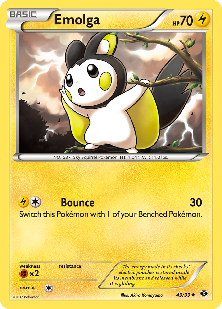 Emolga (49/99) [Black & White: Next Destinies] | The Gaming-Verse