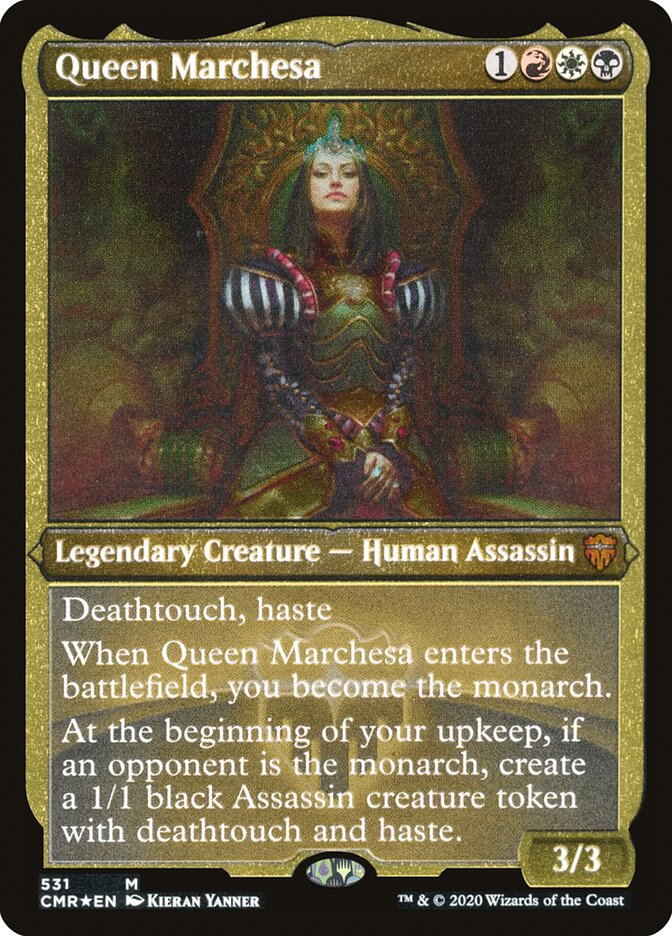 Queen Marchesa [Commander Legends Etched] | The Gaming-Verse