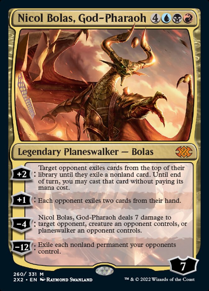 Nicol Bolas, God-Pharaoh [Double Masters 2022] | The Gaming-Verse