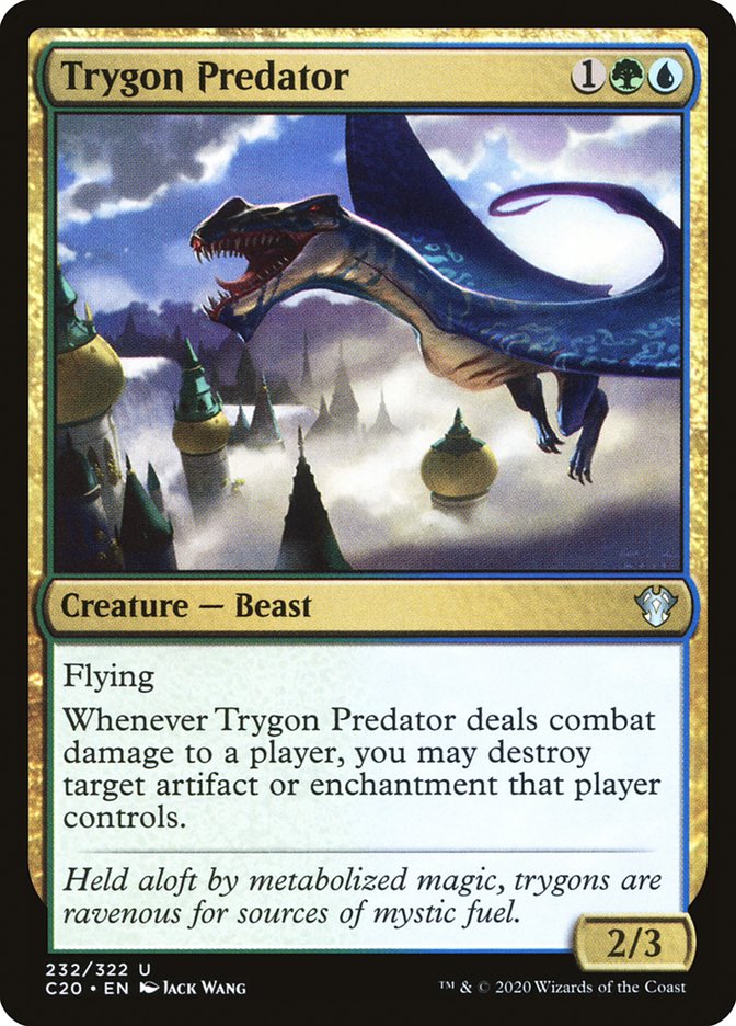 Trygon Predator [Commander 2020] | The Gaming-Verse