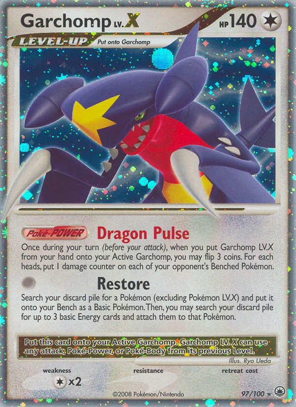 Garchomp LV.X (97/100) [Diamond & Pearl: Majestic Dawn] | The Gaming-Verse