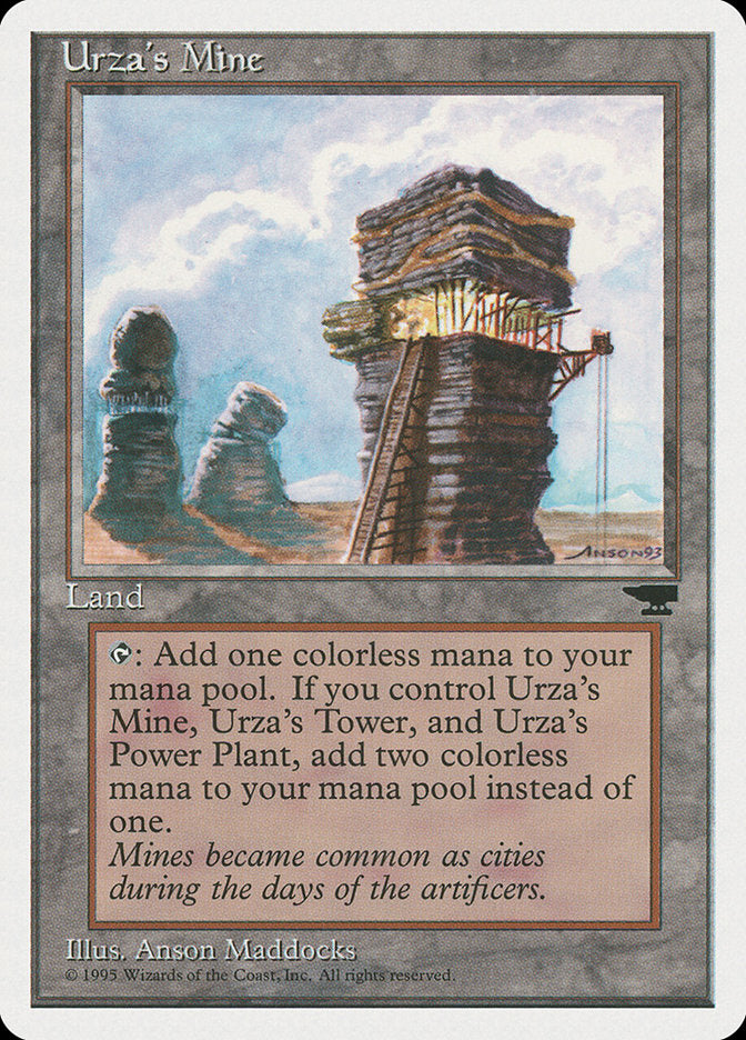 Urza's Mine (Sky Background) [Chronicles] | The Gaming-Verse