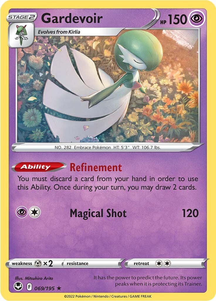 Gardevoir (069/195) [Sword & Shield: Silver Tempest] | The Gaming-Verse