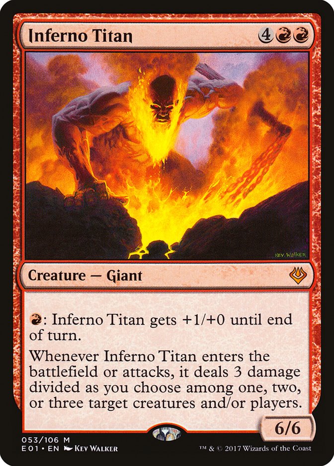 Inferno Titan [Archenemy: Nicol Bolas] | The Gaming-Verse