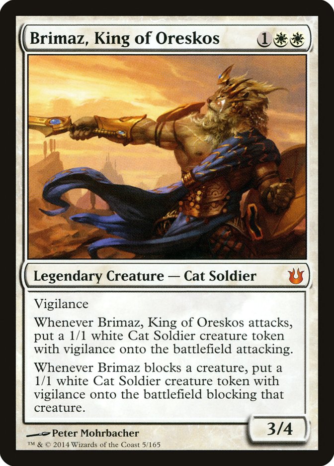 Brimaz, King of Oreskos [Born of the Gods] | The Gaming-Verse