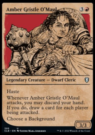 Amber Gristle O'Maul (Showcase) [Commander Legends: Battle for Baldur's Gate] | The Gaming-Verse