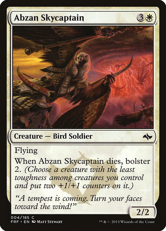 Abzan Skycaptain [Fate Reforged] | The Gaming-Verse