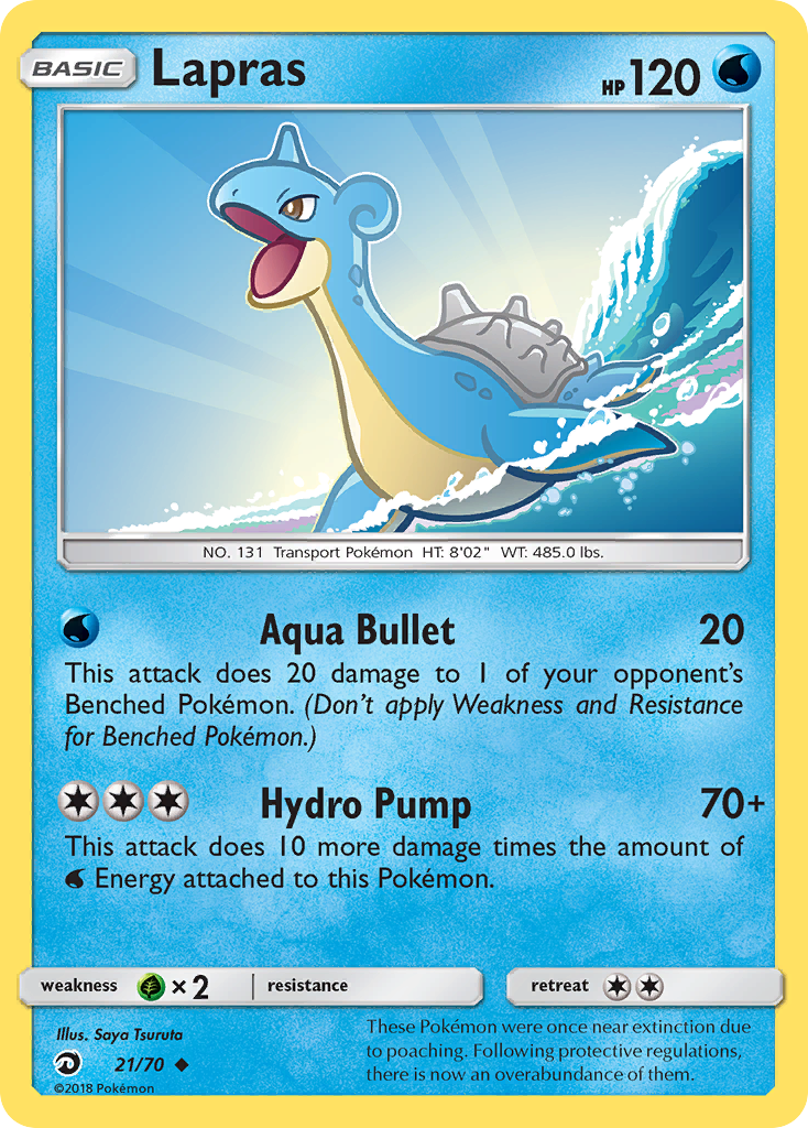 Lapras (21/70) [Sun & Moon: Dragon Majesty] | The Gaming-Verse