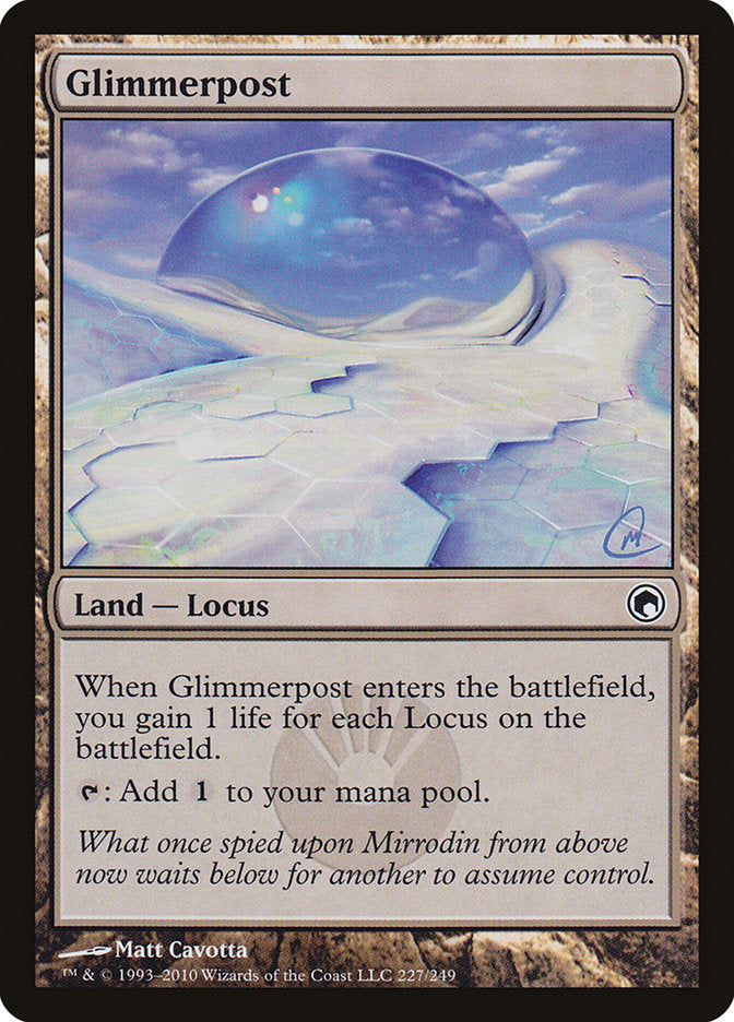 Glimmerpost [Scars of Mirrodin] | The Gaming-Verse