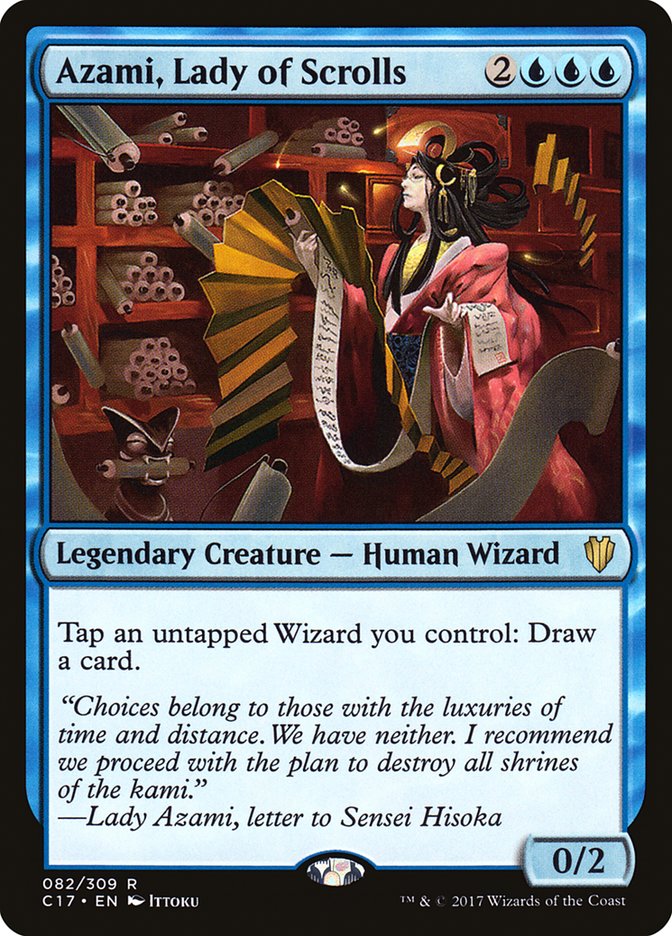 Azami, Lady of Scrolls [Commander 2017] | The Gaming-Verse