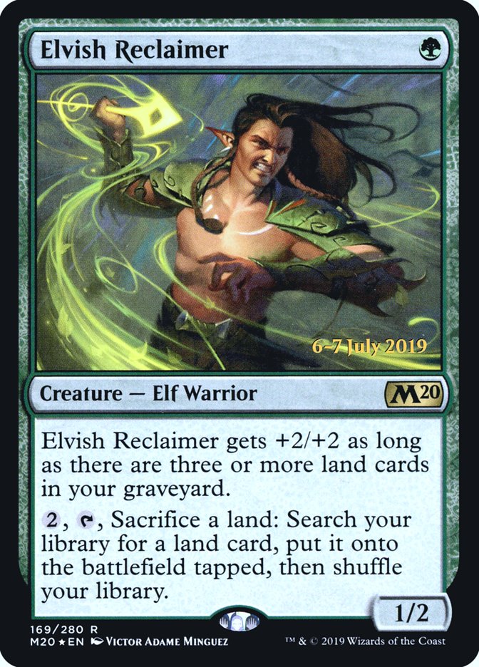 Elvish Reclaimer  [Core Set 2020 Prerelease Promos] | The Gaming-Verse