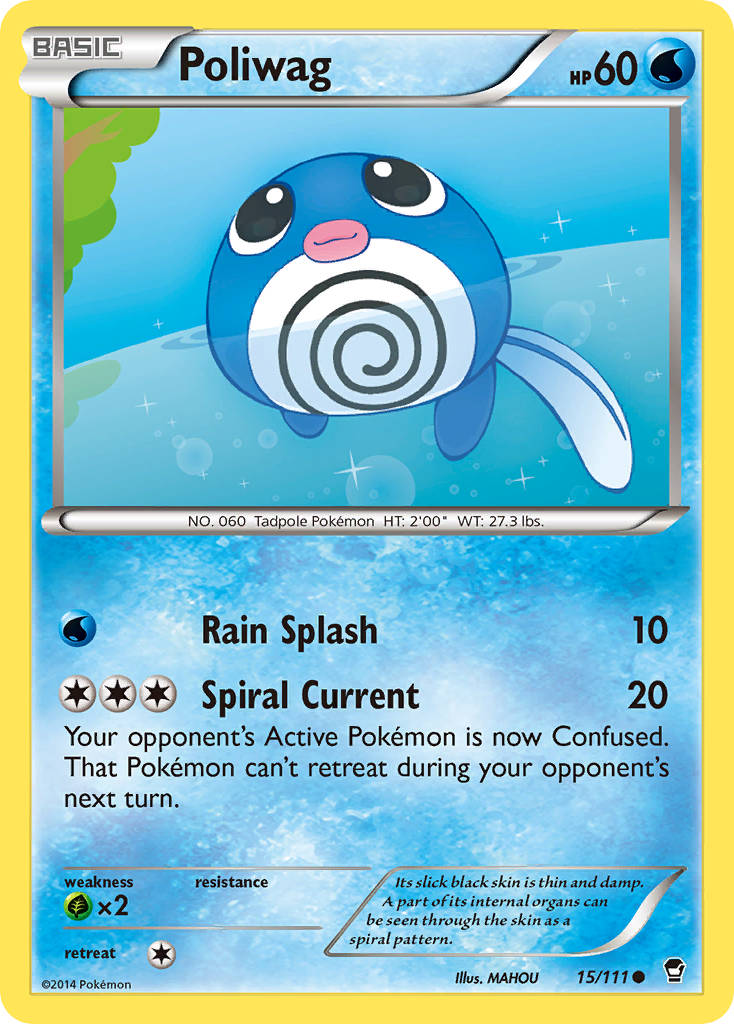 Poliwag (15/111) [XY: Furious Fists] | The Gaming-Verse