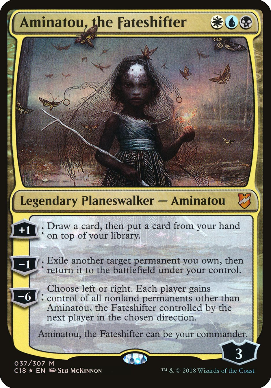 Aminatou, the Fateshifter (Commander 2018) [Commander 2018 Oversized] | The Gaming-Verse