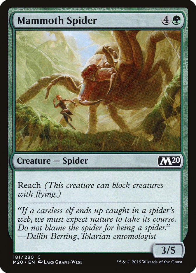 Mammoth Spider [Core Set 2020] | The Gaming-Verse