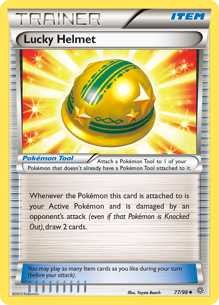 Lucky Helmet (77/98) [XY: Ancient Origins] | The Gaming-Verse