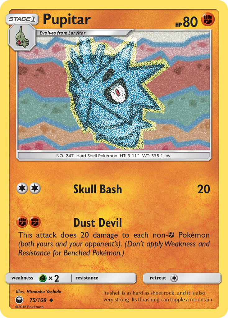 Pupitar (75/168) [Sun & Moon: Celestial Storm] | The Gaming-Verse