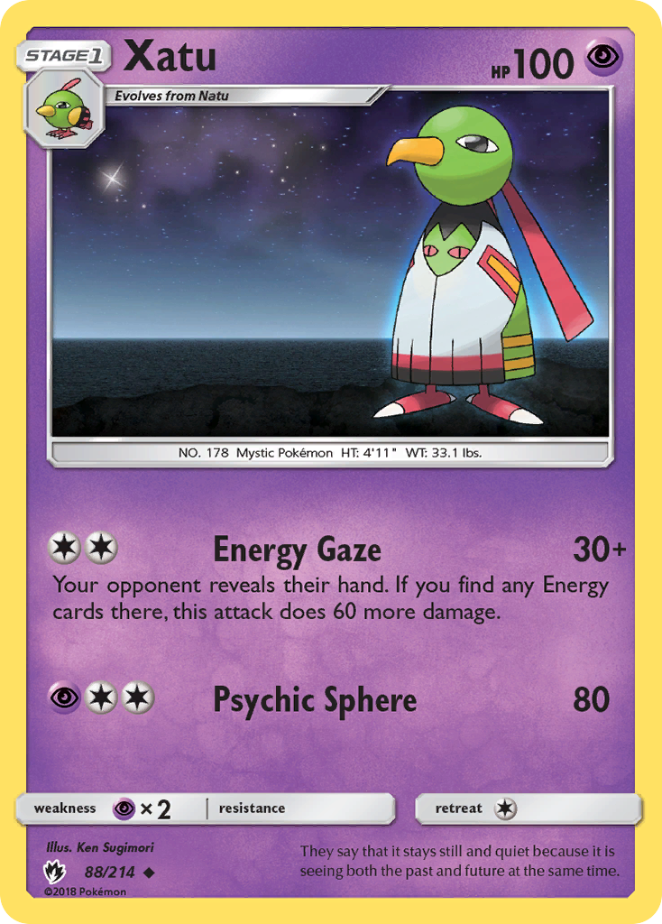 Xatu (88/214) [Sun & Moon: Lost Thunder] | The Gaming-Verse