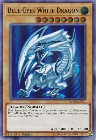 Blue-Eyes White Dragon (Version 2) [LCKC-EN001] Ultra Rare | The Gaming-Verse