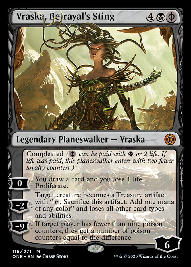 Vraska, Betrayal's Sting [Phyrexia: All Will Be One] | The Gaming-Verse