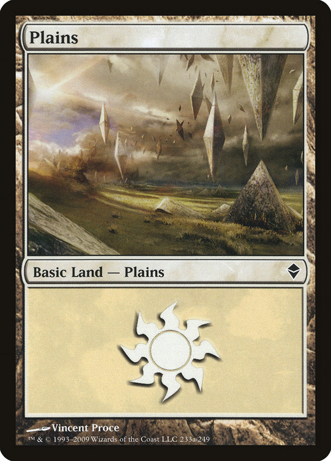 Plains (233a) [Zendikar] | The Gaming-Verse