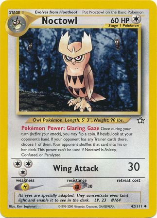 Noctowl (42/111) [Neo Genesis Unlimited] | The Gaming-Verse