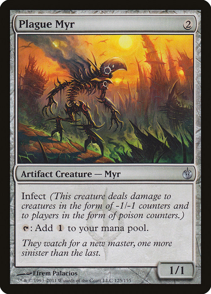 Plague Myr [Mirrodin Besieged] | The Gaming-Verse