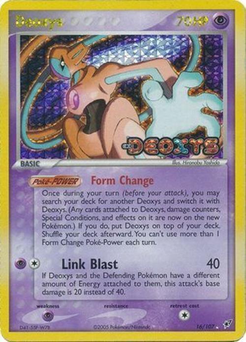 Deoxys (16/107) (Stamped) [EX: Deoxys] | The Gaming-Verse