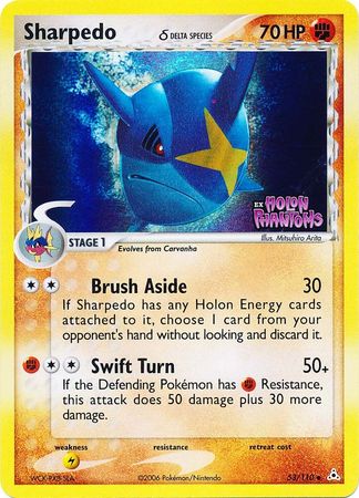 Sharpedo (53/110) (Delta Species) (Stamped) [EX: Holon Phantoms] | The Gaming-Verse