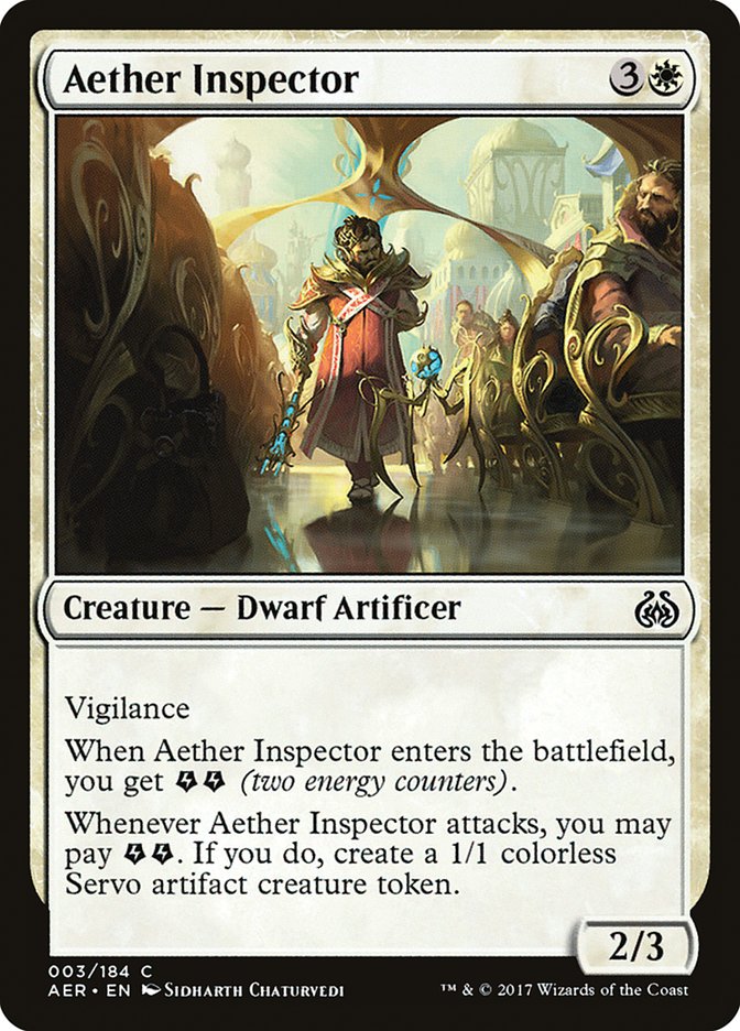 Aether Inspector [Aether Revolt] | The Gaming-Verse