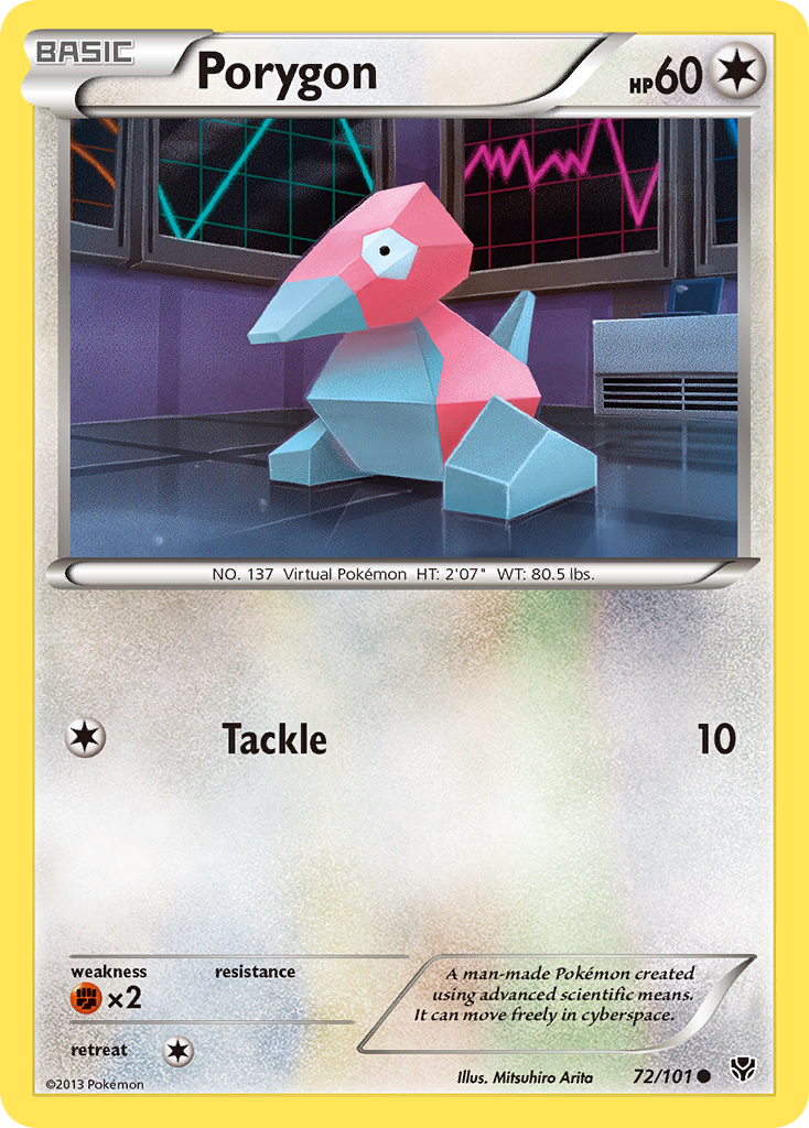 Porygon (72/101) [Black & White: Plasma Blast] | The Gaming-Verse