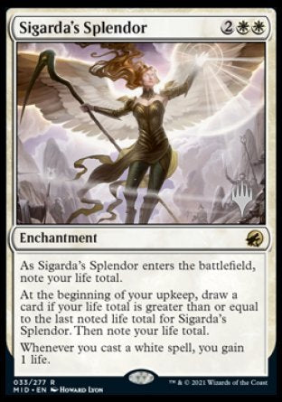 Sigarda's Splendor (Promo Pack) [Innistrad: Midnight Hunt Promos] | The Gaming-Verse