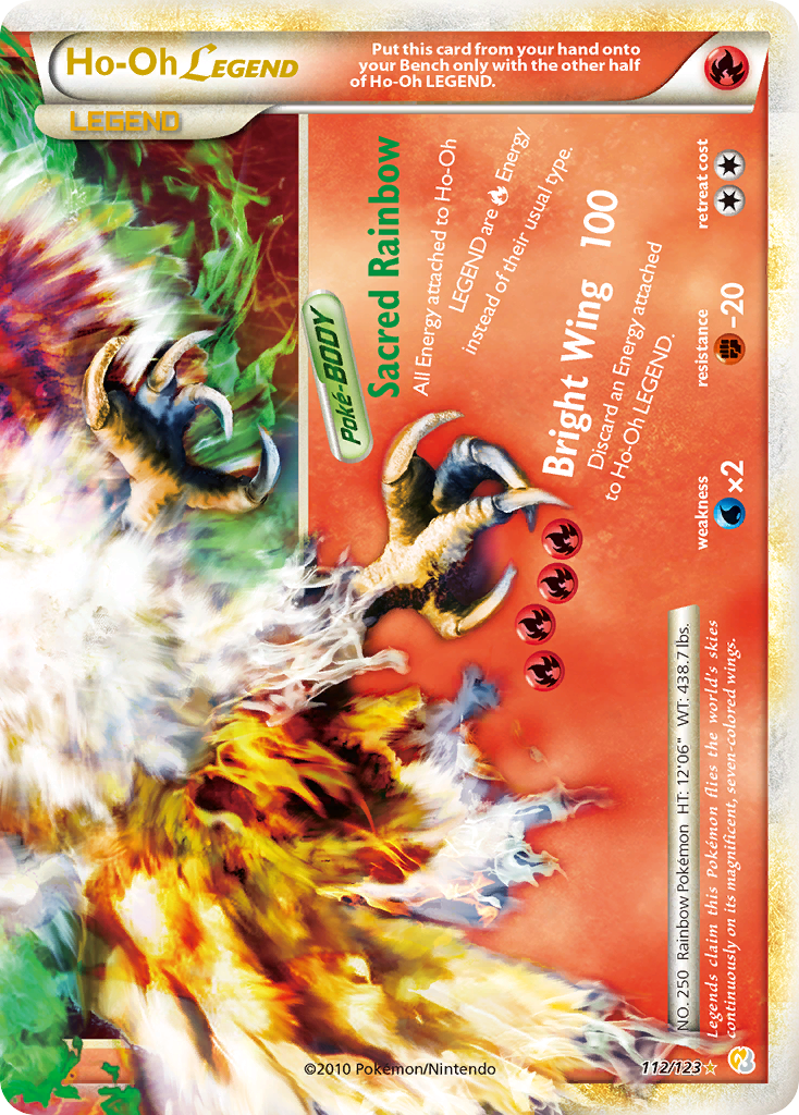 Ho-Oh LEGEND (112/123) [HeartGold & SoulSilver: Base Set] | The Gaming-Verse