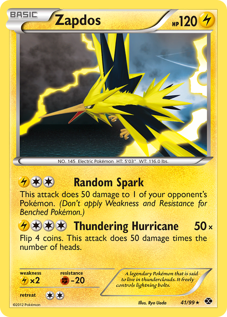 Zapdos (41/99) [Black & White: Next Destinies] | The Gaming-Verse