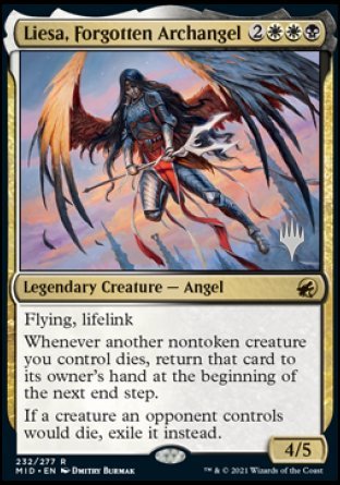 Liesa, Forgotten Archangel (Promo Pack) [Innistrad: Midnight Hunt Promos] | The Gaming-Verse