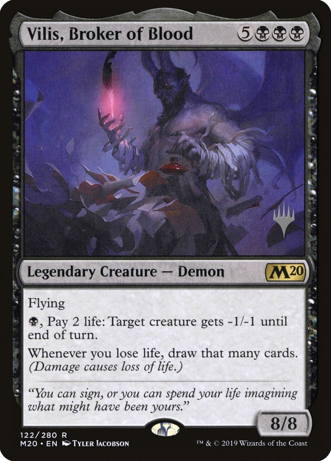 Vilis, Broker of Blood (Promo Pack) [Core Set 2020 Promos] | The Gaming-Verse