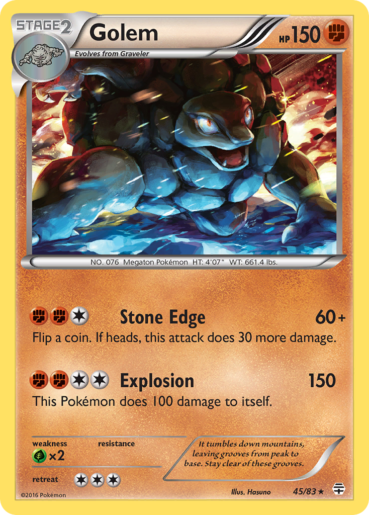 Golem (45/83) [XY: Generations] | The Gaming-Verse